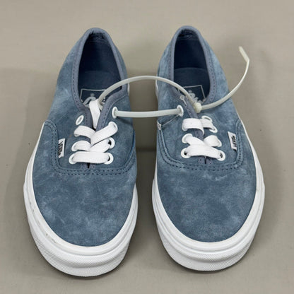 VANS Authentic Suede Casual Shoes Heiq Eco Dry Women's 5.5 Men's 4.0 Ashley Blue