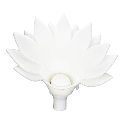 White Flowers & Feathers Crown