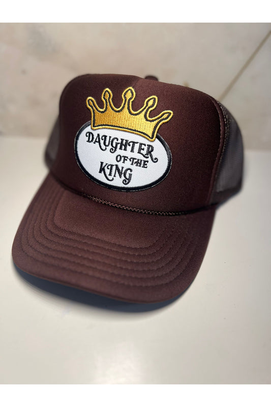 Daughter of the King patch trucker hat -clearance