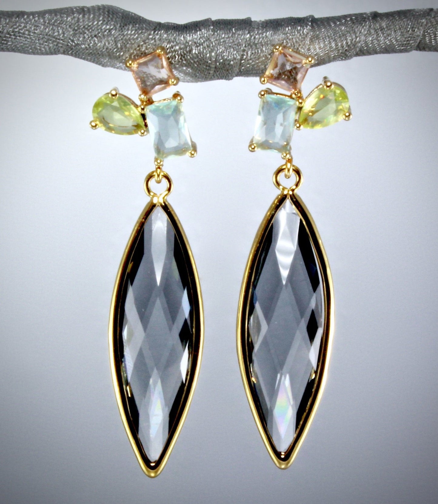 "Gabriella" - Marquise Cubic Zirconia Earrings