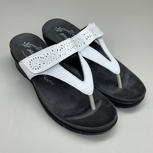 PROPET Wynzie Dressy Adjustable Flip Flop Women's Sz 7.5 XX(4E) White WSX051L