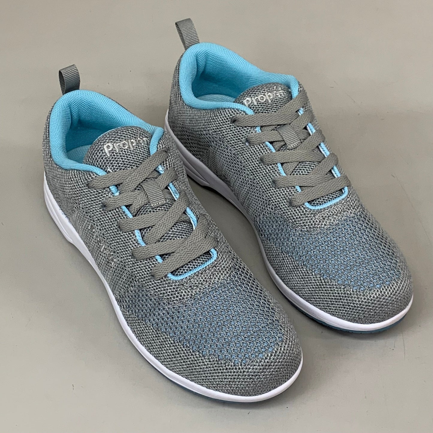 PROPET Washable Walker Evolution Shoes M(B) Women's SZ 9 LT Grey/LT Blue WCS012MGLBM-09
