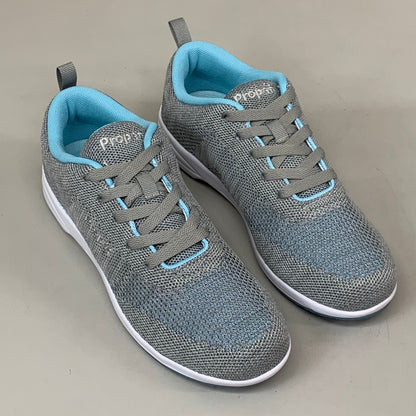PROPET Washable Walker Evolution Shoes M(B) Women's SZ 9 LT Grey/LT Blue WCS012MGLBM-09