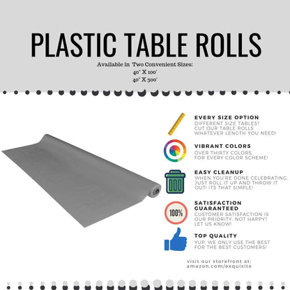 40 In. x 300 Ft. Premium Lime Green Table Roll