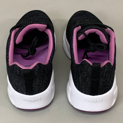 PROPET Stability Fly Sneaker X(2E) Women's SZ 5.5 Black/Berry WAA072MBBYX-05H