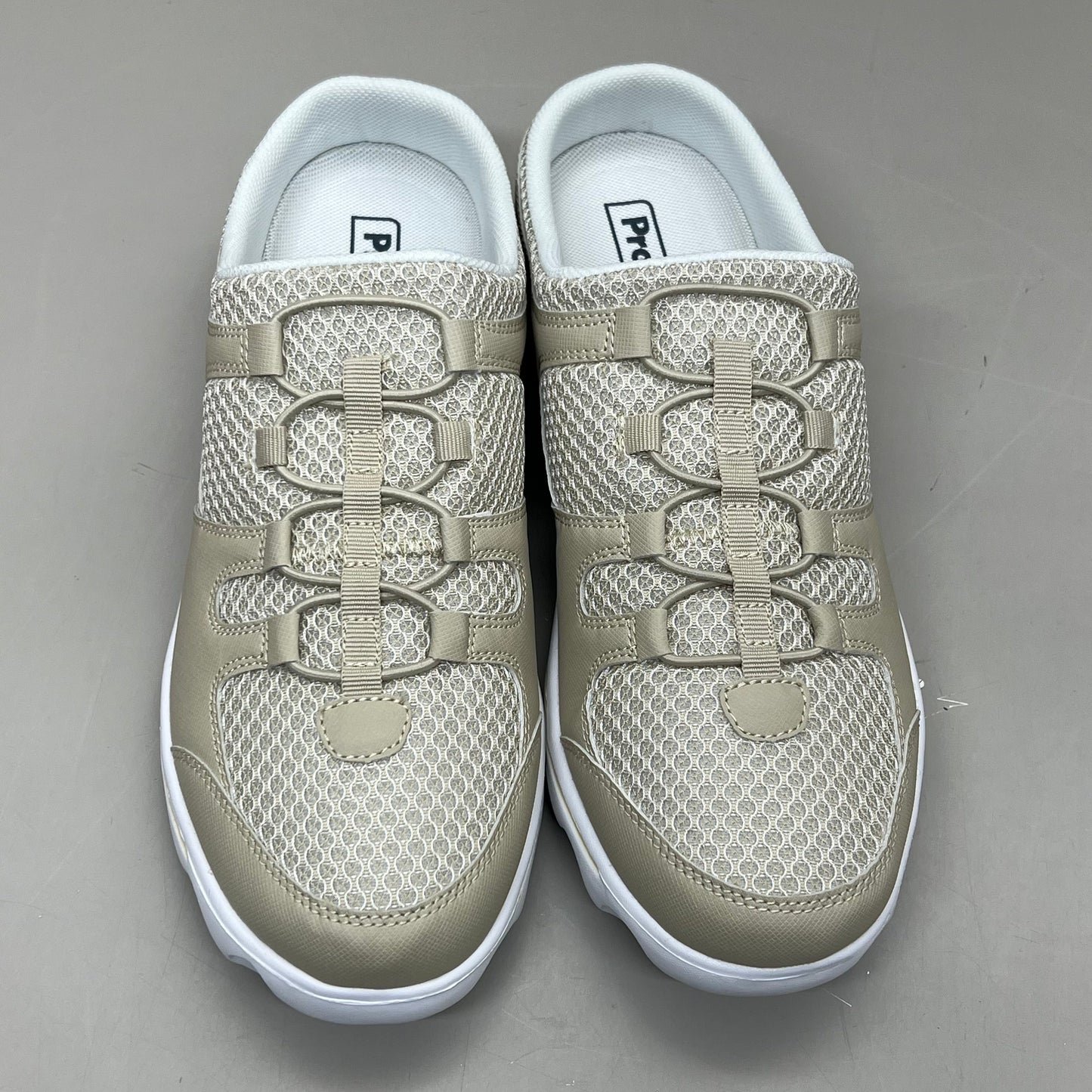PROPET Travel Activ Slide Breathable 2 Tone Mesh Women's Sz 11 W(D) Sand WAT011M