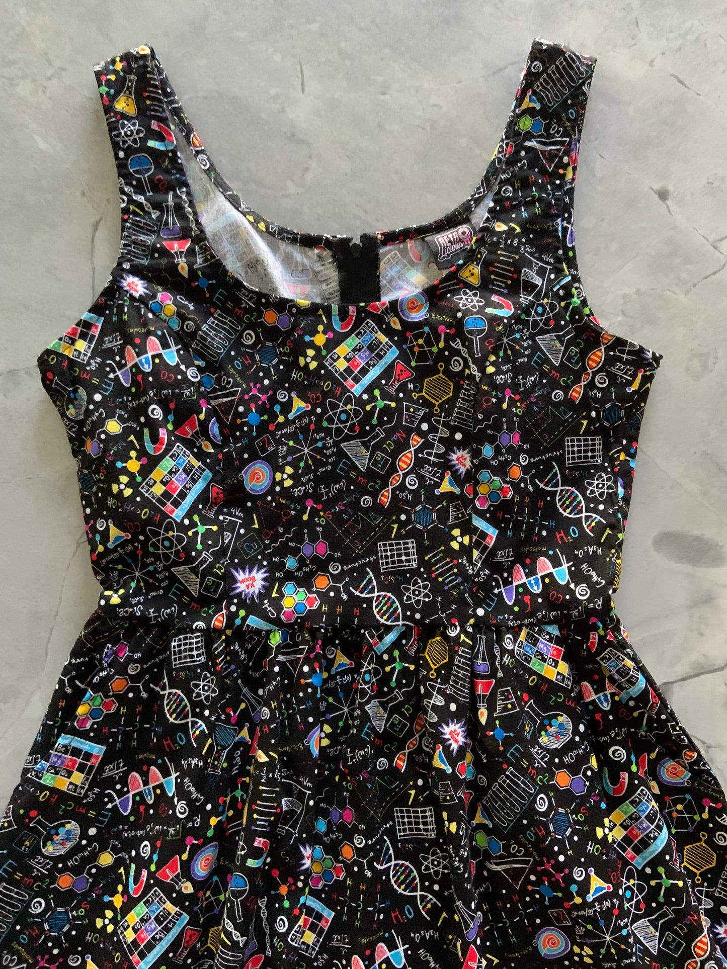 Science Fit & Flare Dress