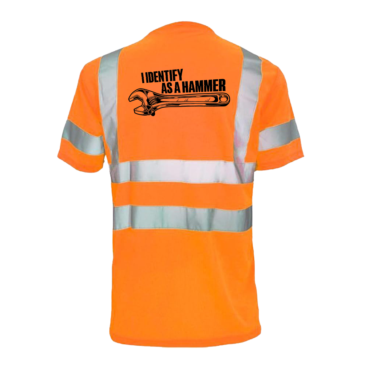 Identify as a hammer - Reflective Safety T-Shirt