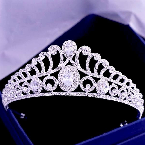 Sharon - Cubic Zirconia Bridal Tiara