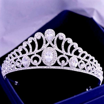 Sharon - Cubic Zirconia Bridal Tiara