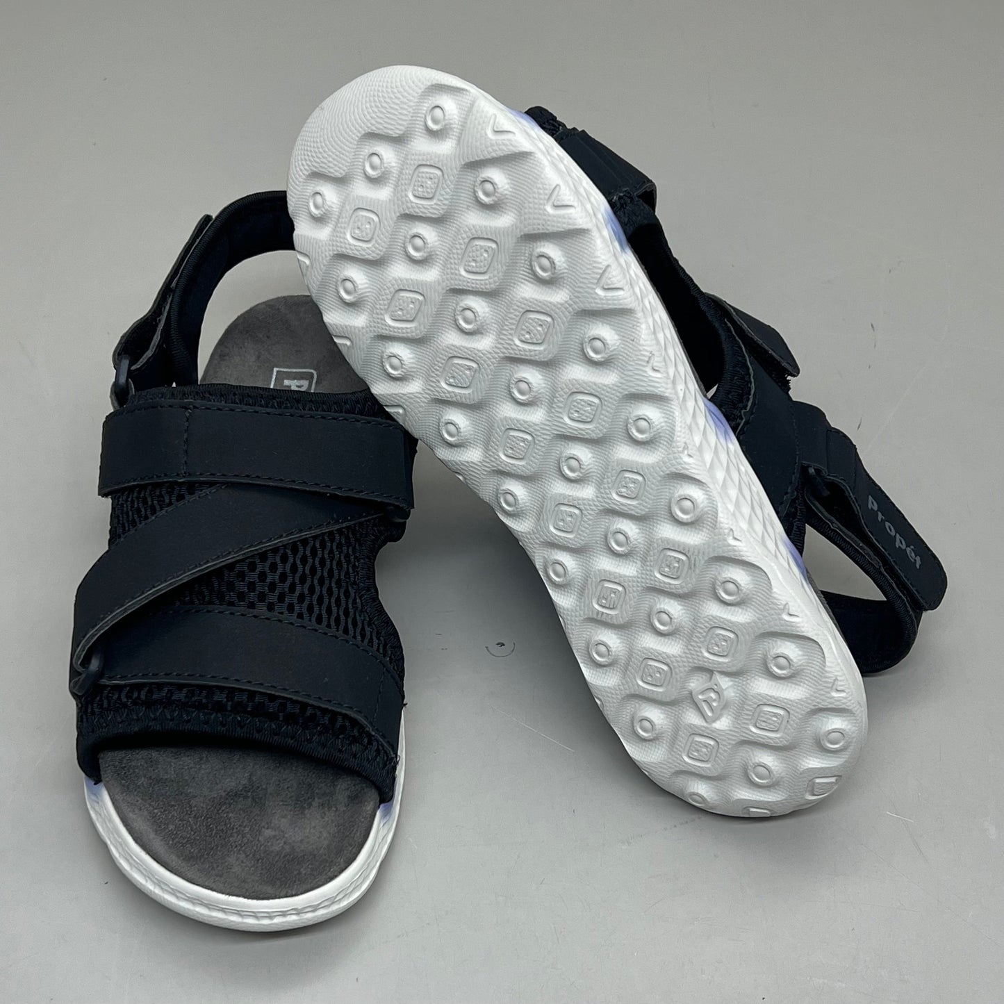 PROPET Travel Activ Sport Lightweight Women's Sz 9 M(B) Black/White As-is WST013P