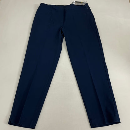 MULTIPLES Ankle Pants Petite Women's Sz 12 Midnight M48716PM
