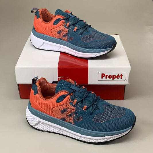 PROPET Ultra Lace-up Sneaker Shoes Women's SZ 9.5 Teal/Coral WAA282MTLCN-09H
