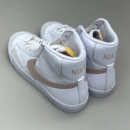 NIKE Blazer Mid '77 Retro Sneakers SZ Womens 11.5 Mens 10 White/Pink CZ1055 118