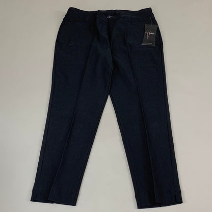 MULTIPLES Ankle Pants Petite Women's Sz 12P Black