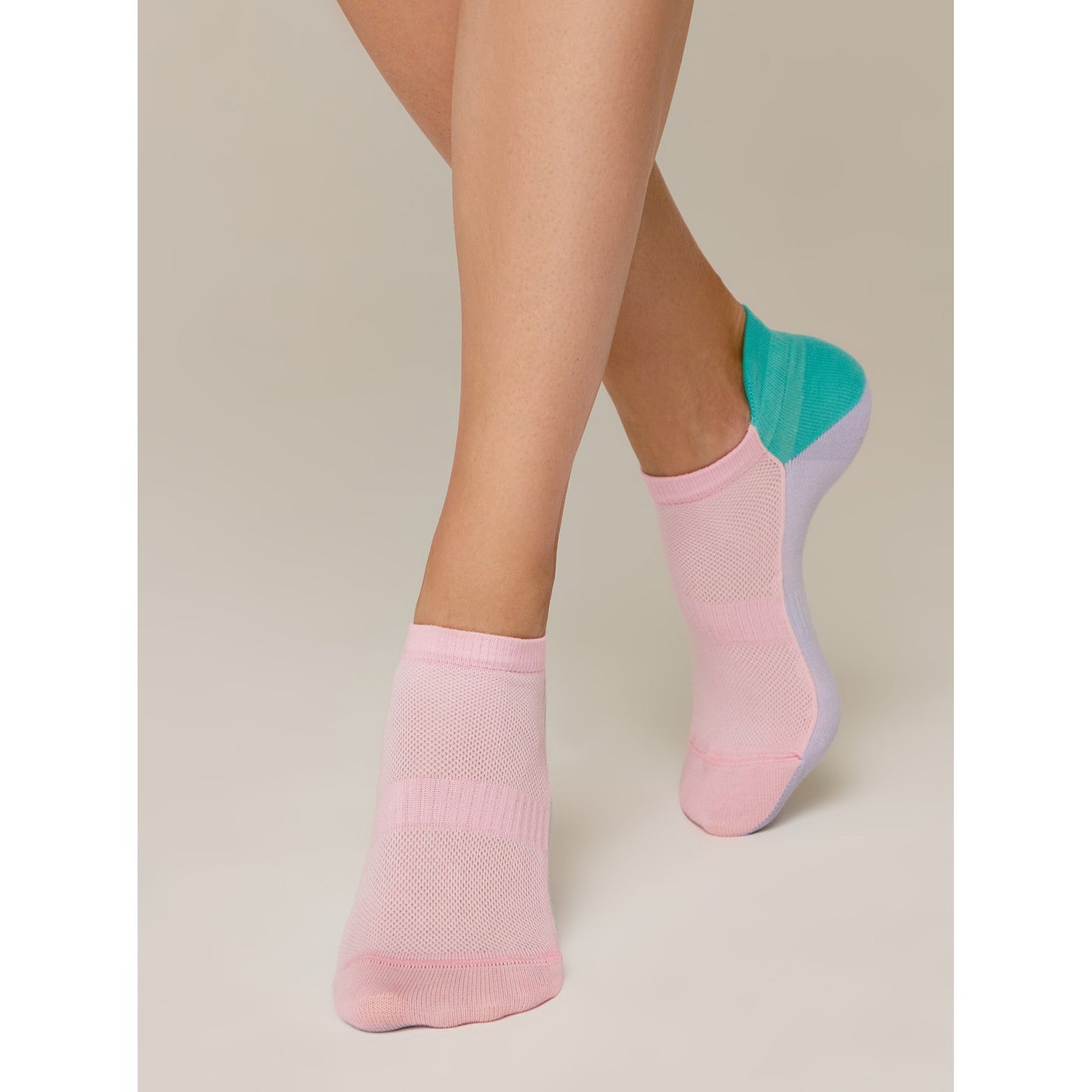 Cotton Ankle Socks Conte Active - With a "Tongue" 393