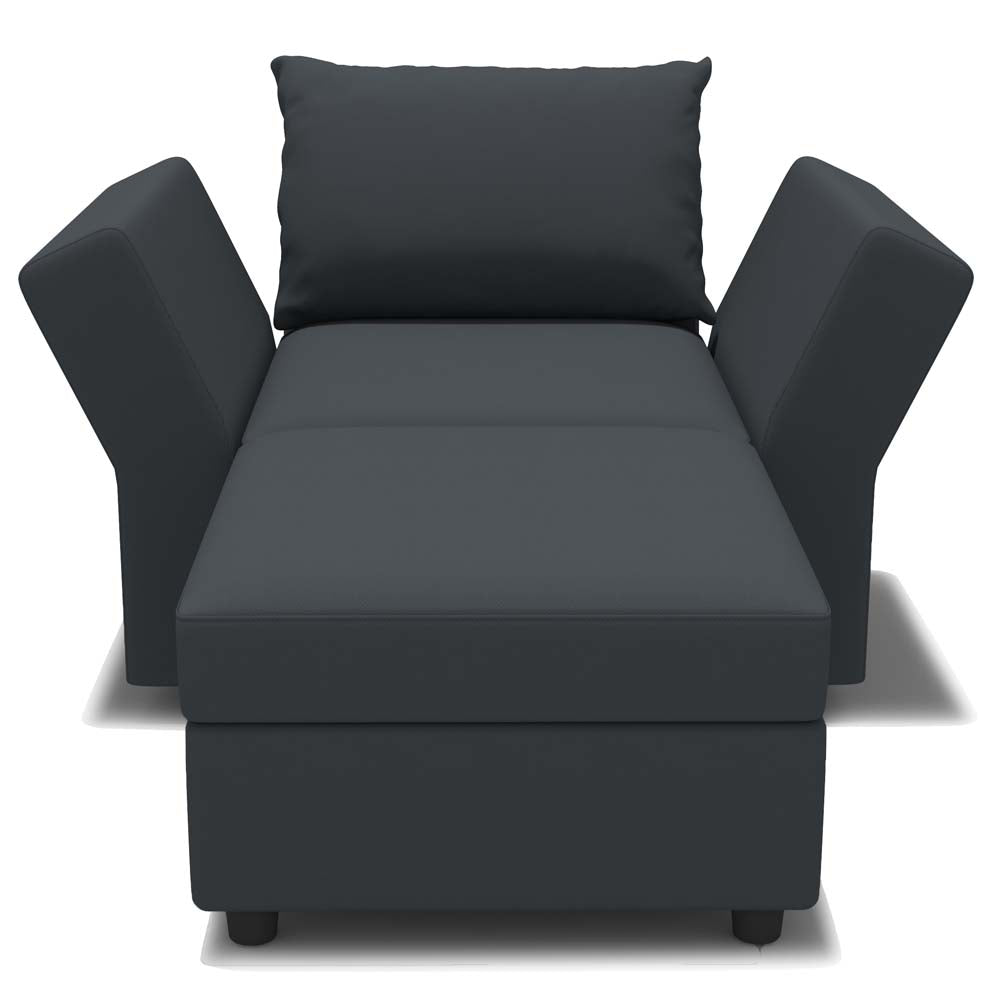Ainfox 2 Seats Recline sofa Convertible Sofa Couch with Storage