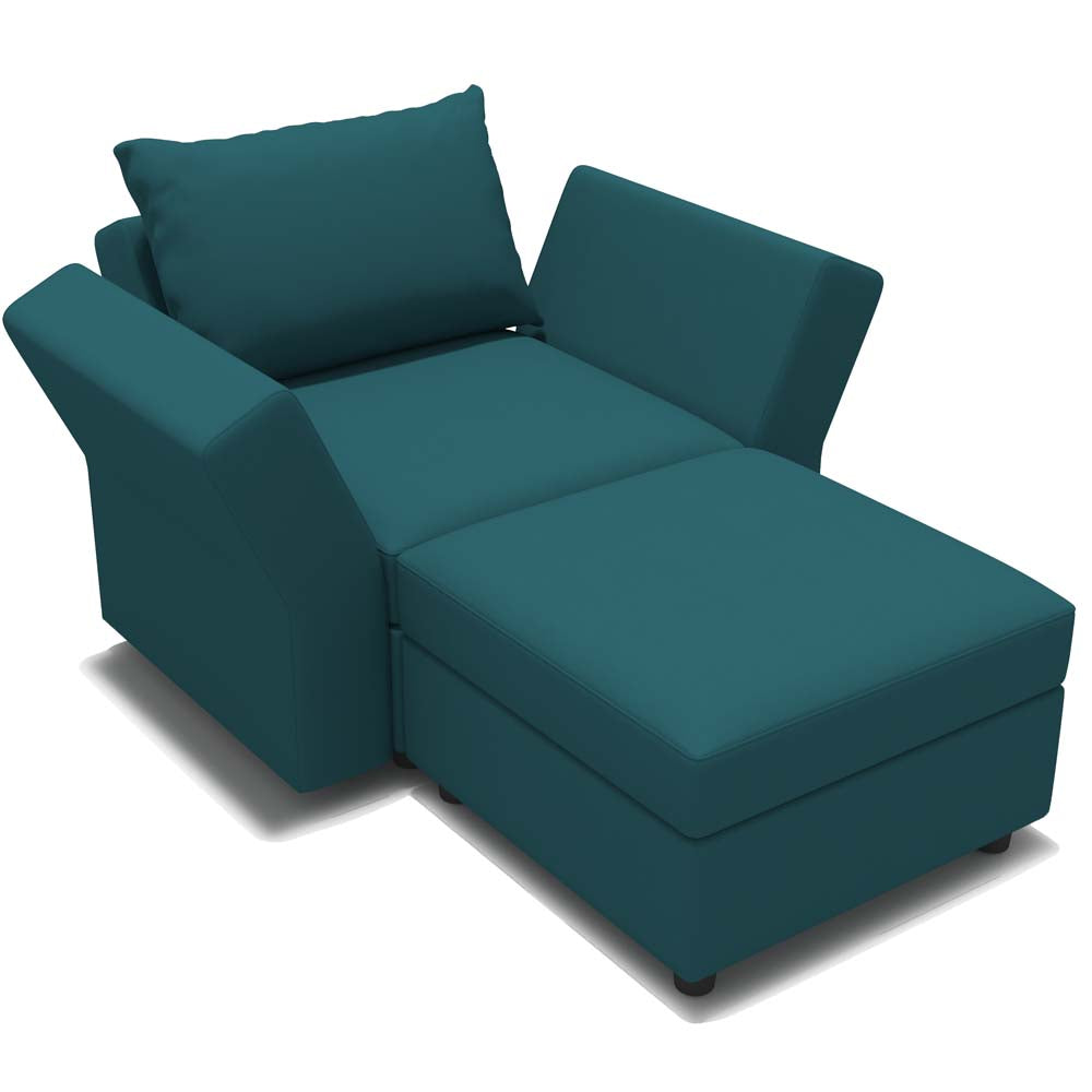 Ainfox 2 Seats Recline sofa Convertible Sofa Couch with Storage