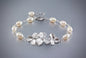 "Blush" - Pearl Bracelet and Earrings Set - Available in Yellow Gold and Silver