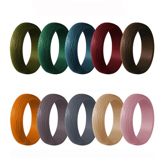 5.7 mm Width Engagement Silicone Ring Set