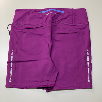 NATHAN Interval 6" Inseam Bike Short Women's Plum Size XS NS51520-70030-XS
