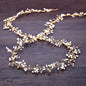June - Pearl and Crystal Bridal Hair Vine - Available in Silver, Rose Gold and Yellow Gold