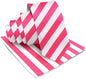 Vittorio Farina Men's Striped Satin Necktie & Pocket Square
