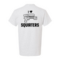 I Love Squirters - Safety Yellow Hi-Vis T-Shirt