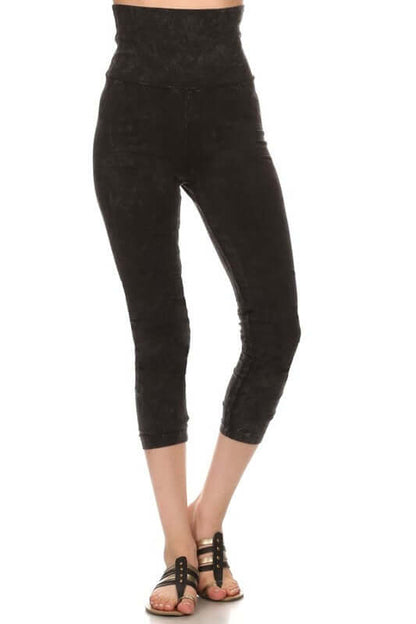 Easy Fit American Cotton Capri Leggings Made in USA