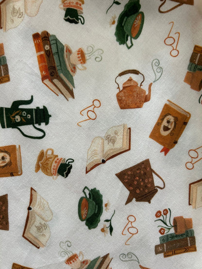 Book & Tea Vintage Dress