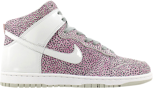 (2013) Nike Dunk Hi Skinny Print Grey Laser Size 7W NEW