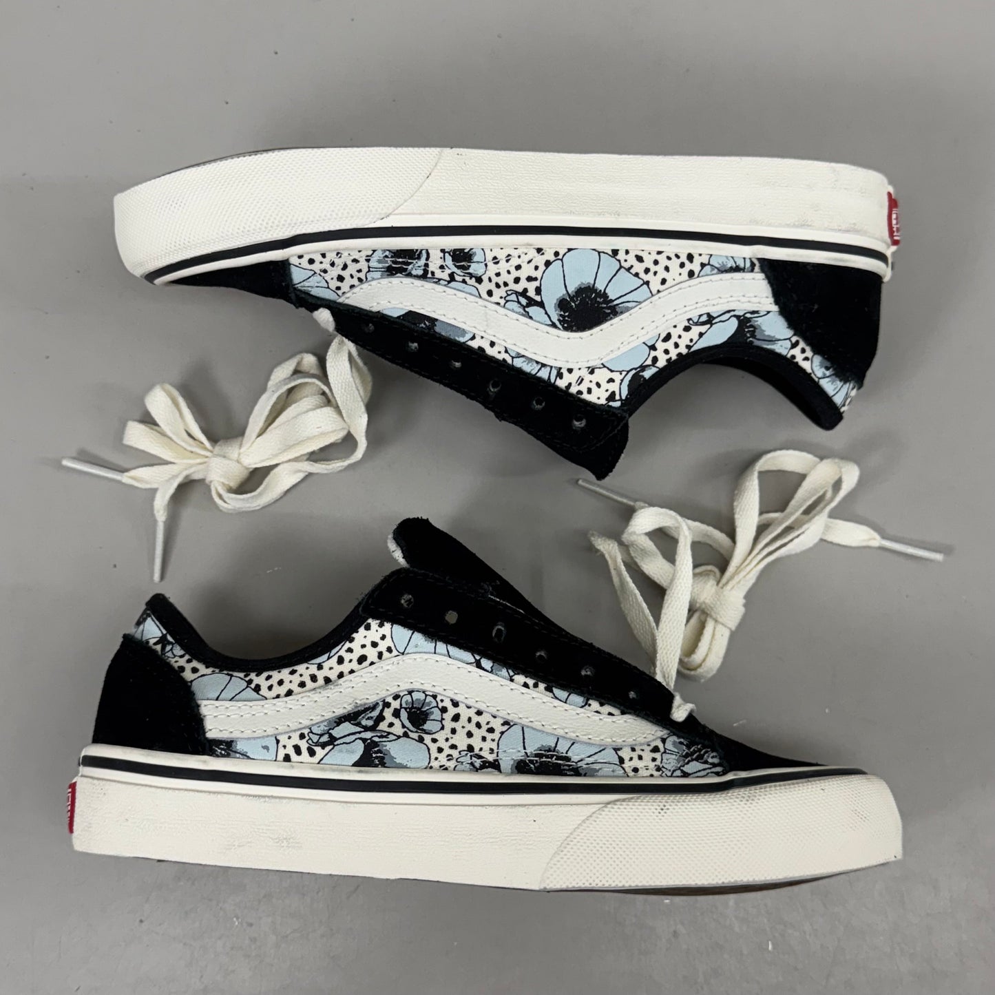 VANS Style 36 Decon VR3 Shoes Women's 5.0 Mens 3.5 Animal Floral Blue Polka Dots