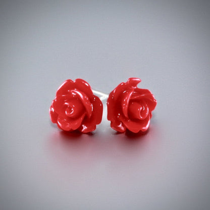 "Isabelle" - Pearl and Rose Flower Girl Necklace, Bracelet and Earrings Set