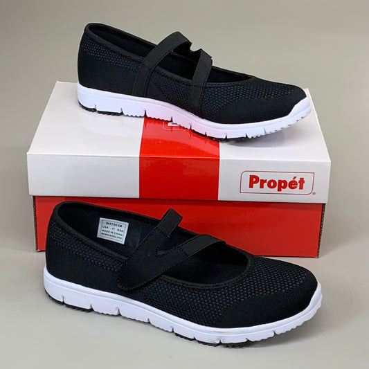 PROPET Travel Walker Evo Mary Jane Knit Shoes Women's SZ 11 Black WAT063MBLKN-11