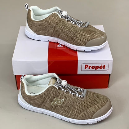 PROPET Travel Walker II Sneaker Shoes Women's SZ 7.5 Taupe Mesh W3239T-W-07H