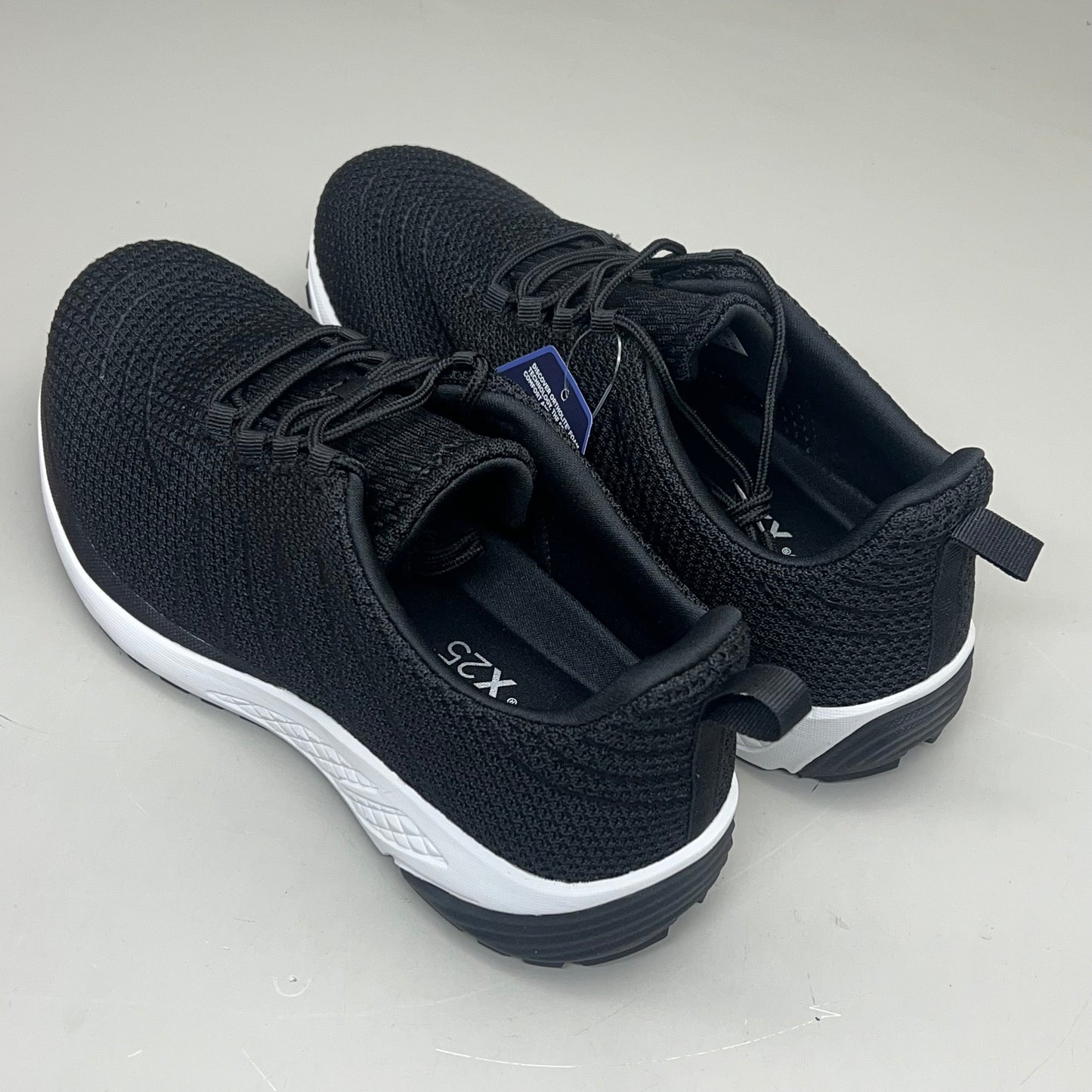 PROPET Tour Knit Sneaker Cushion Insole Women's Sz 9.5 M(B) Black/White WAA112M
