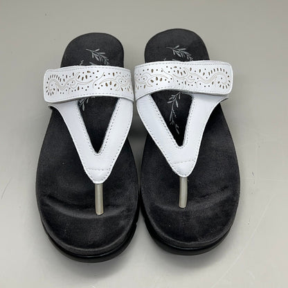 PROPET Wynzie Dressy Adjustable Flip Flop Women's Sz 7.5 XX(4E) White WSX051L