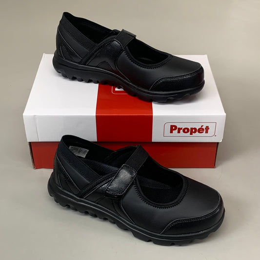 PROPET Onalee Mary Jane Double Orthotic Shoes X(2E) Women's SZ 6 Black WAA003PAB-X-06