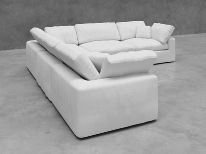 5 Piece Modular Sectional (Three Armless + Two Corners)
