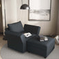 Ainfox 2 Seats Recline sofa Convertible Sofa Couch with Storage