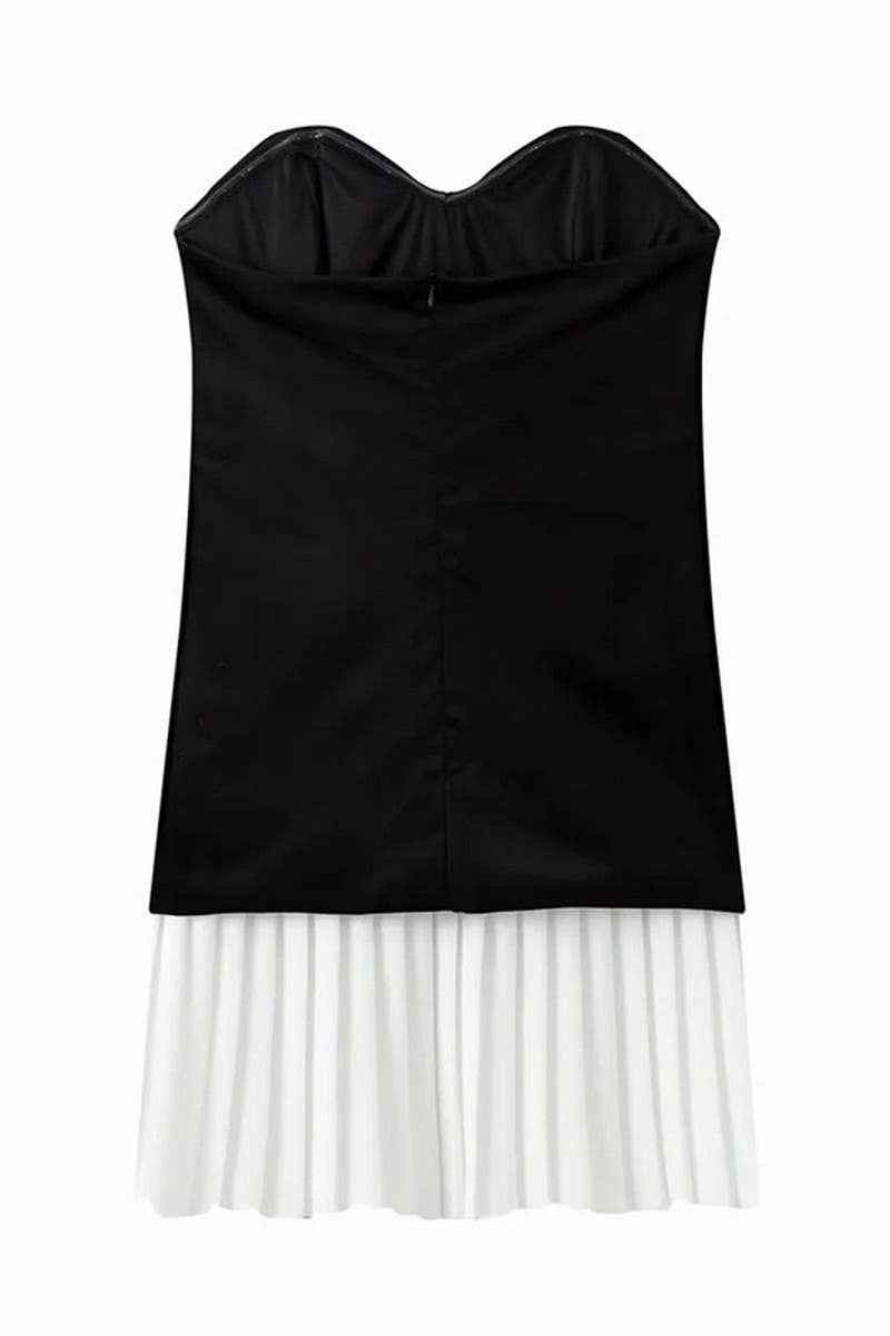 Strapless Velvet Dress