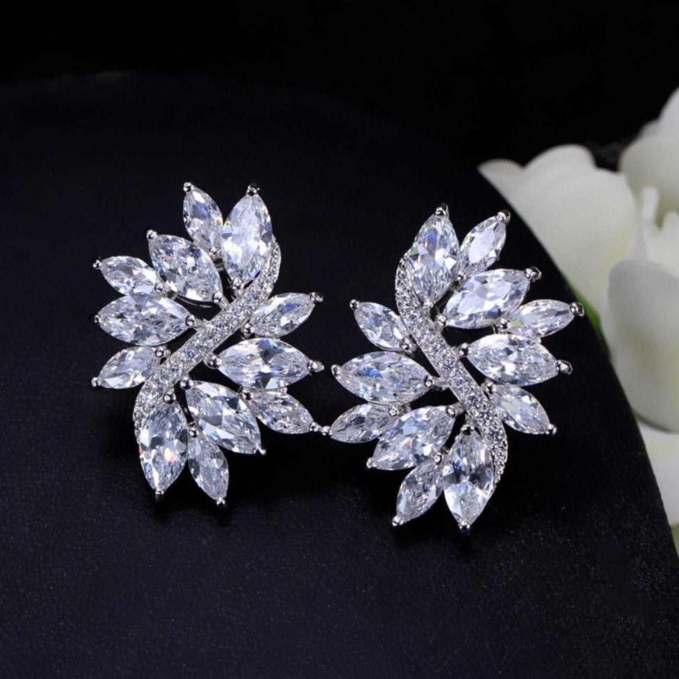 Joanne - Cubic Zirconia Bridal Jewelry Set - Available in Silver and Rose Gold