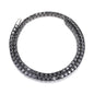 5mm Black Diamond Unisex Gothic Necklace