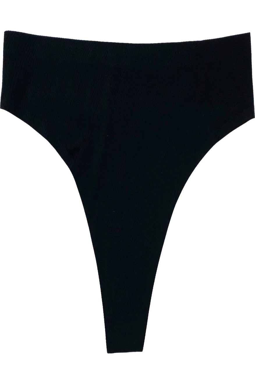 Ebony & Ivory Seamless thong panty pair