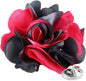 Vittorio Vico Unisex Two Tone Satin Flower Lapel Pin