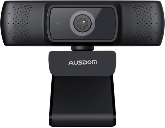 AUSDOM AF640 Full HD 1080p/30fps Video Calling, Autofocus Web Camera with Microphone