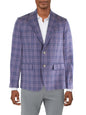 Tallia Men's Slim Fit Plaid Blazer Purple Size 46