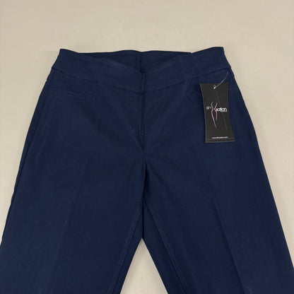MULTIPLES Ankle Pants Petite Women's Sz 8 Midnight M48716PM