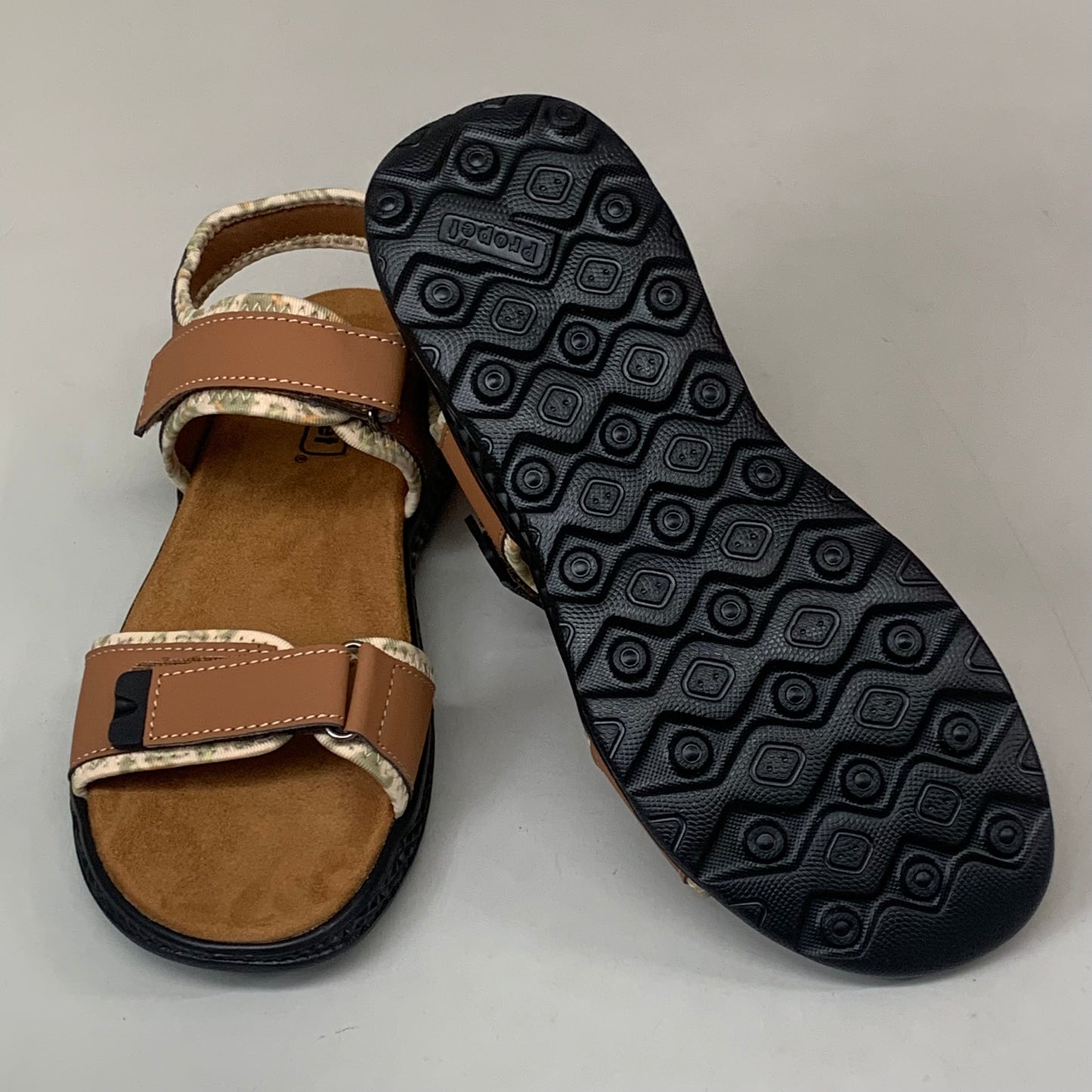 PROPET TravelWalker Aspire Sandals Women's SZ 8.5 Tan/Summer Sand WST053PTAYE-08H