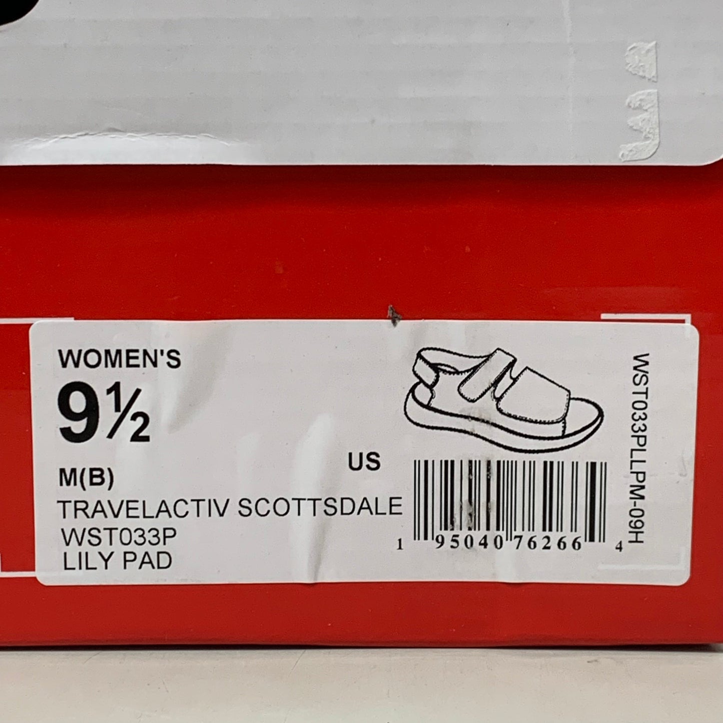 PROPET Travelactiv Scottsdale Sandals M(B) Women's SZ 9.5 Lily Pad WST033PLLPM-09H